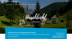 Desktop Screenshot of hirschbichl.at