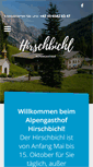 Mobile Screenshot of hirschbichl.at